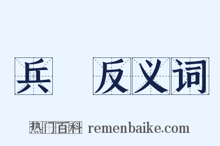 兵團反义词是什么意思的图片